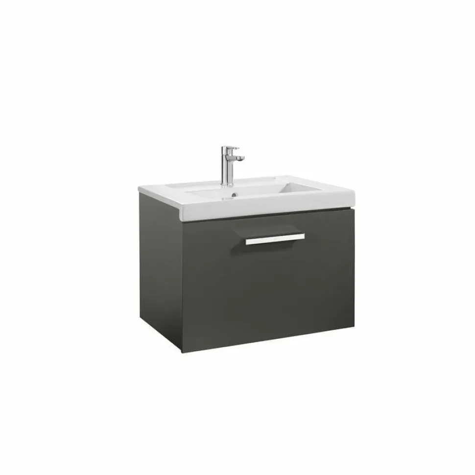 Conjunto De Mueble 1 Cajón + Lavabo 80 O 60 Cm – Prisma – Roca