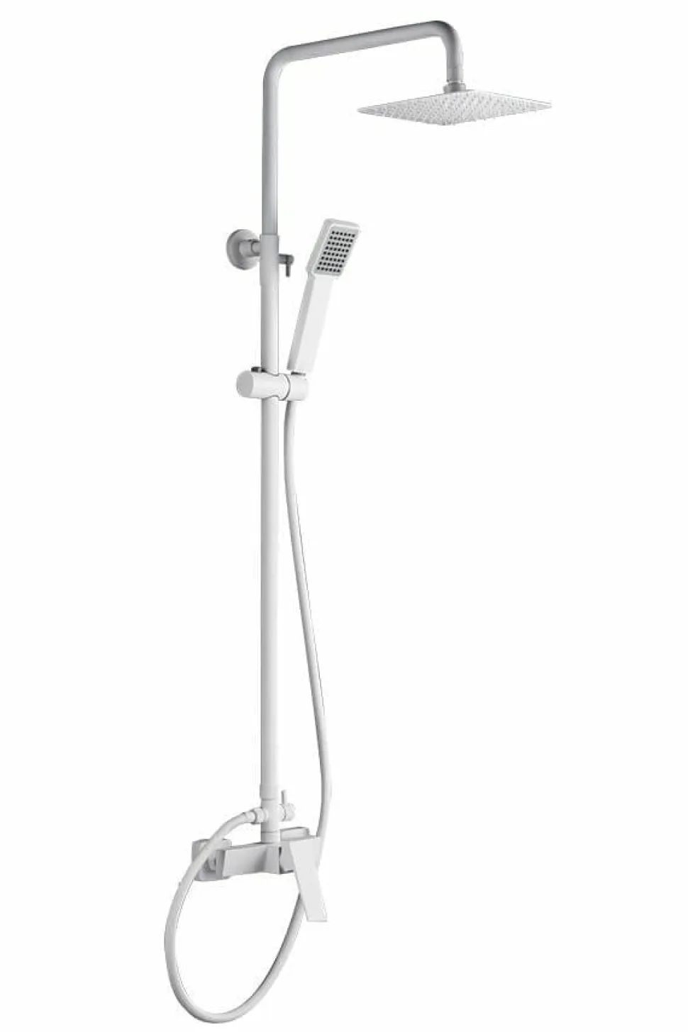 Conjunto Ducha Monomando Art Blanco Mate – BDAR025/BL – Imex