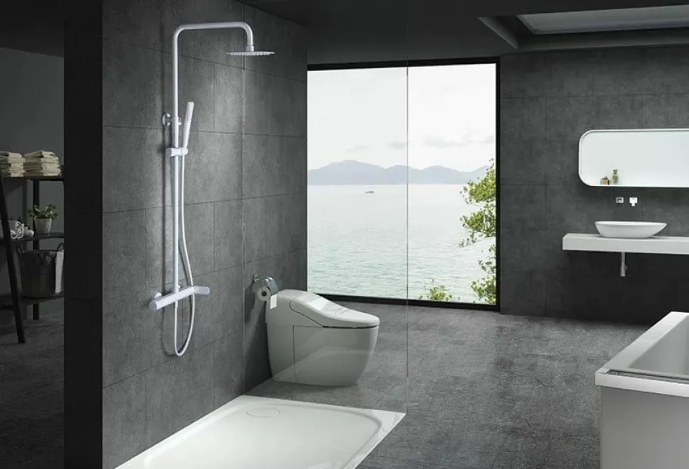 Conjunto Ducha Monomando Dinamarca Blanco Mate – BDR031/BL – Imex