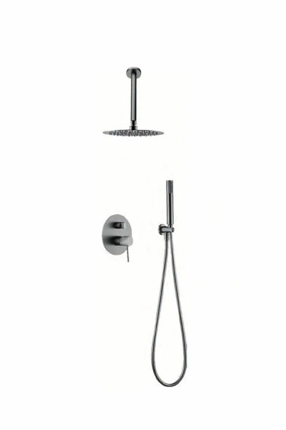 Conjunto Ducha Monomando Empotrado Top Níquel Cepi – GPQ038/NQ – Imex