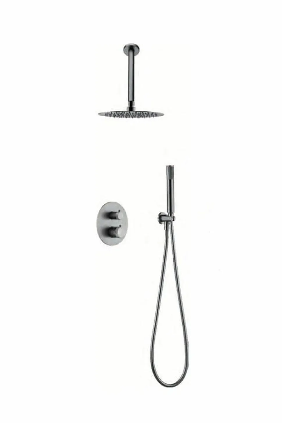 Conjunto Ducha Termostático Empotrado Top Níquel Cepillado – GTQ038/NQ – Imex