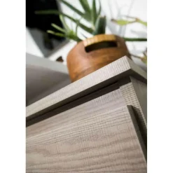 Conjunto Encimera Suspendida SolidCoat Surface Con Bajo Mueble 1 Cajon Y Tapa – Serie Life – Baños10