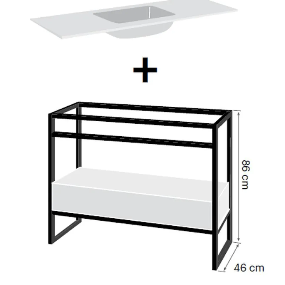 Conjunto Mueble + Lavabo – Guada – Doccia
