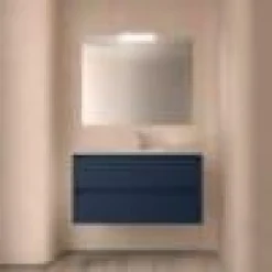 Conjunto Mueble Suspendido 2 Cajones Y Lavabo De Porcelana – Noja – Salgar