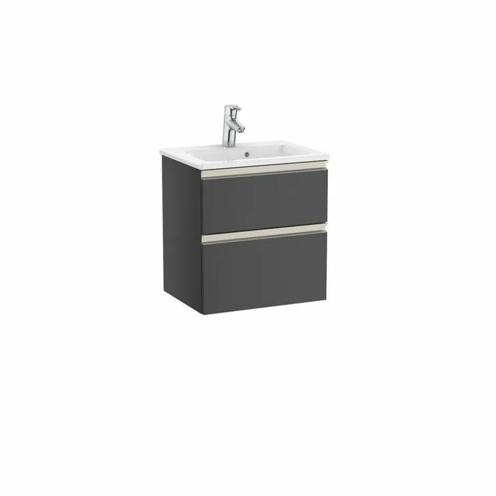 Conjunto Unik Mueble Base Compacto De 2 Cajones Y Lavabo – The Gap – Roca