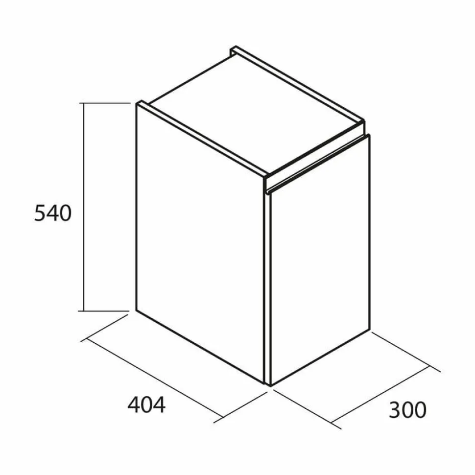 Coqueta Mueble 1 Puerta Para Opcion Modular – MAM – Salgar