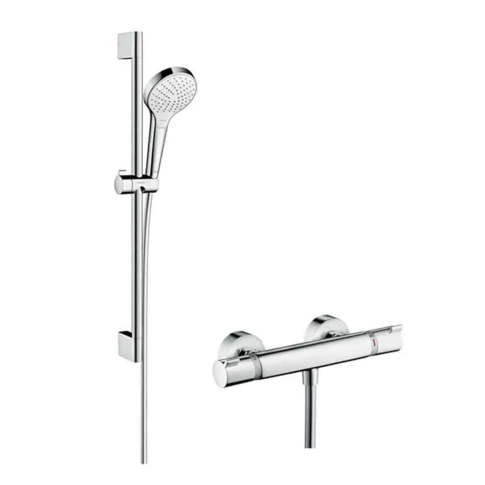 Croma Select S Set De Ducha Vario Con Termostato Ecostat Comfort Combi – Hansgrohe