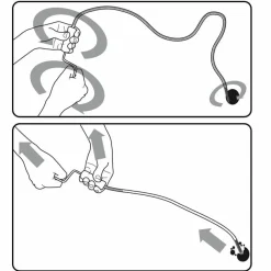 Desatascador Manual 3,5.- Ø5mm – Drena – 99013