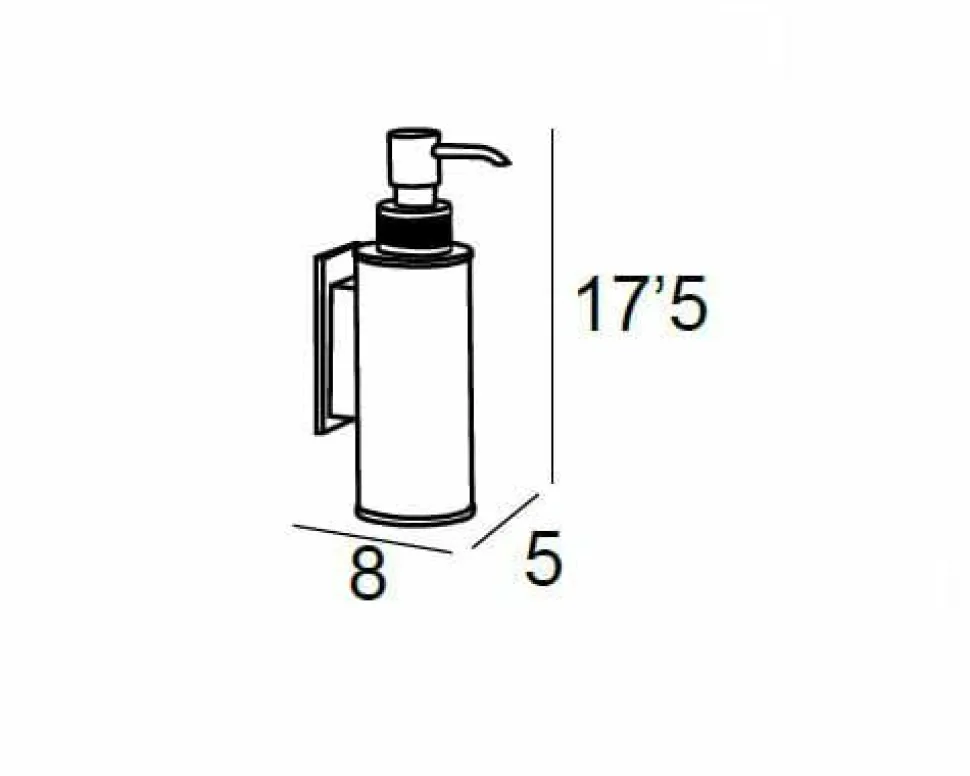 Dosificador Pared Adh. – Oro-Blanco Modelo Carmen – 6677050 – Manillons Torrent