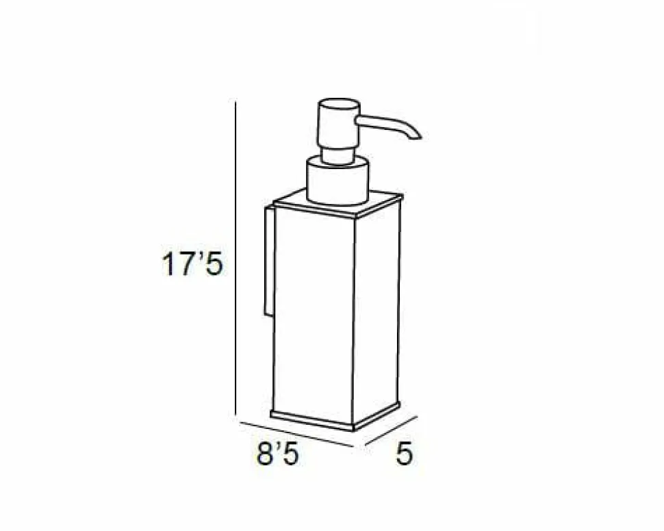 Dosificador Pared – Cromo Modelo Lys – 6717002 – Manillons Torrent