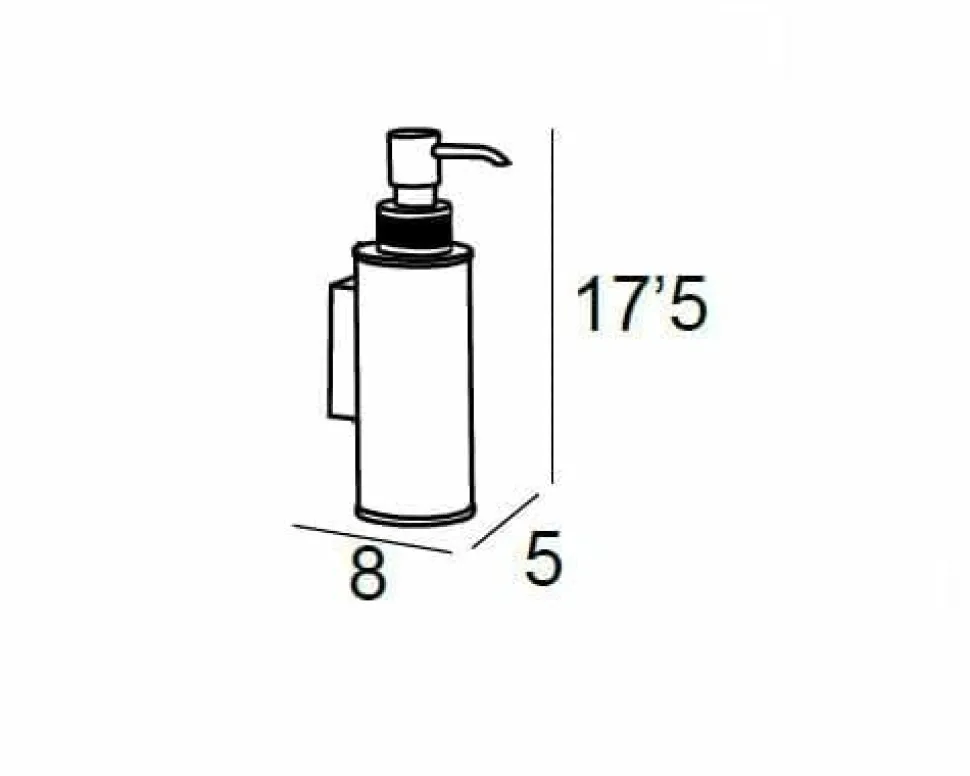Dosificador Pared – Cromo/Oro Modelo Carmen – 6647003 – Manillons Torrent
