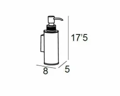 Dosificador Pared – Oro-Blanco Modelo Carmen – 6647050 – Manillons Torrent