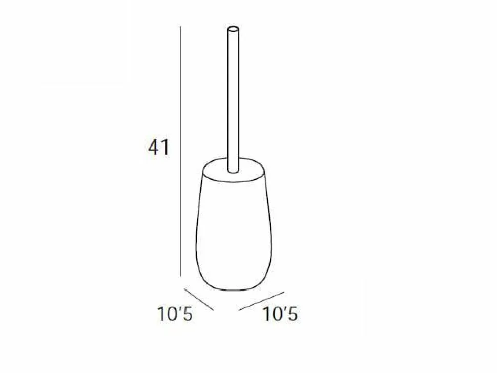 Escobillero De Pie – Cr/Blanco Modelo Combis – 1514005 – Manillons Torrent