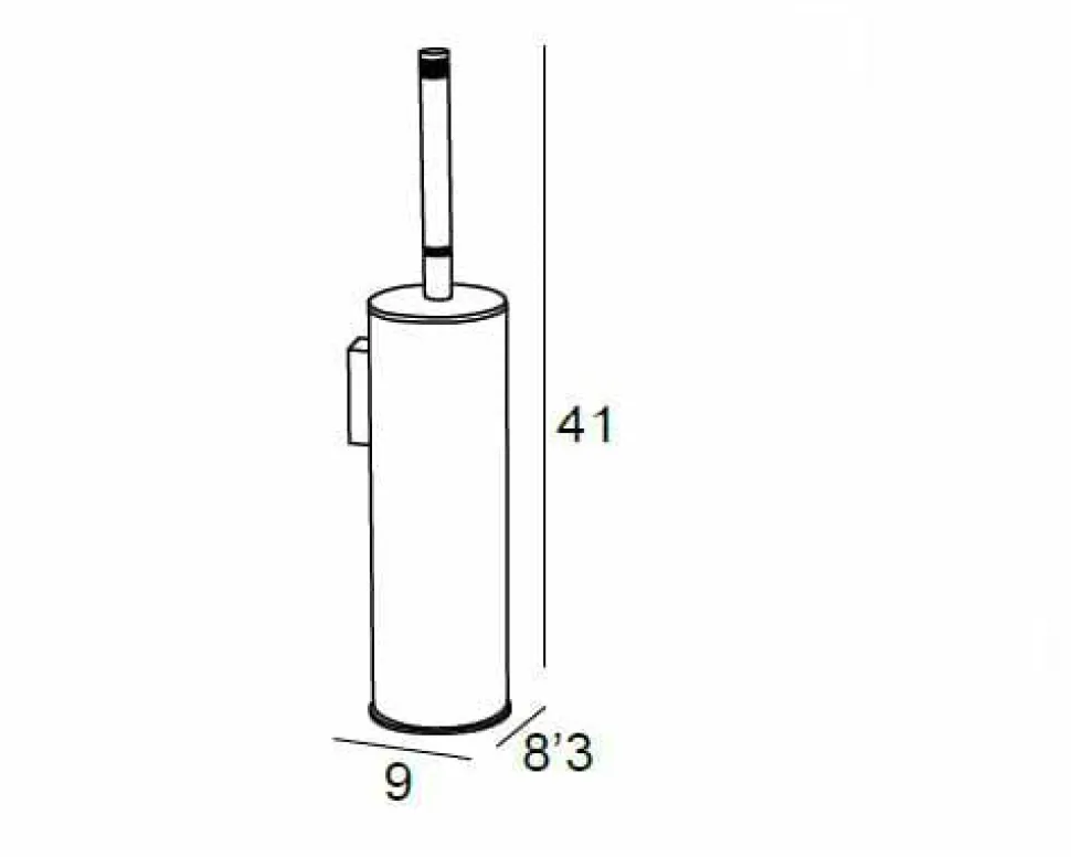 Escobillero Pared – Oro Modelo Carmen – 6627001 – Manillons Torrent