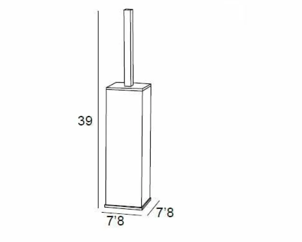 Escobillero Pie – Cromo Modelo Lys – 6714002 – Manillons Torrent