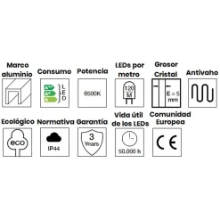 Espejo Con Luz Led Y Antivaho – Redondo – Manillons Torrent