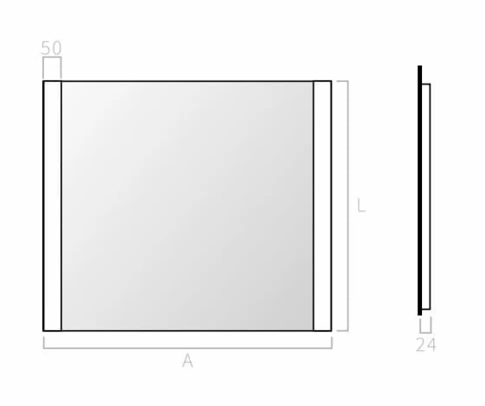 Espejo Retroiluminado Y Luz Frontal Proyectada En Laterales Modelo Jynx – DecorBath