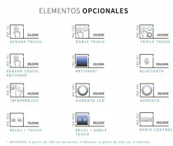 Espejo Retroiluminado Y Luz Frontal Proyectada En Laterales Modelo Jynx – DecorBath