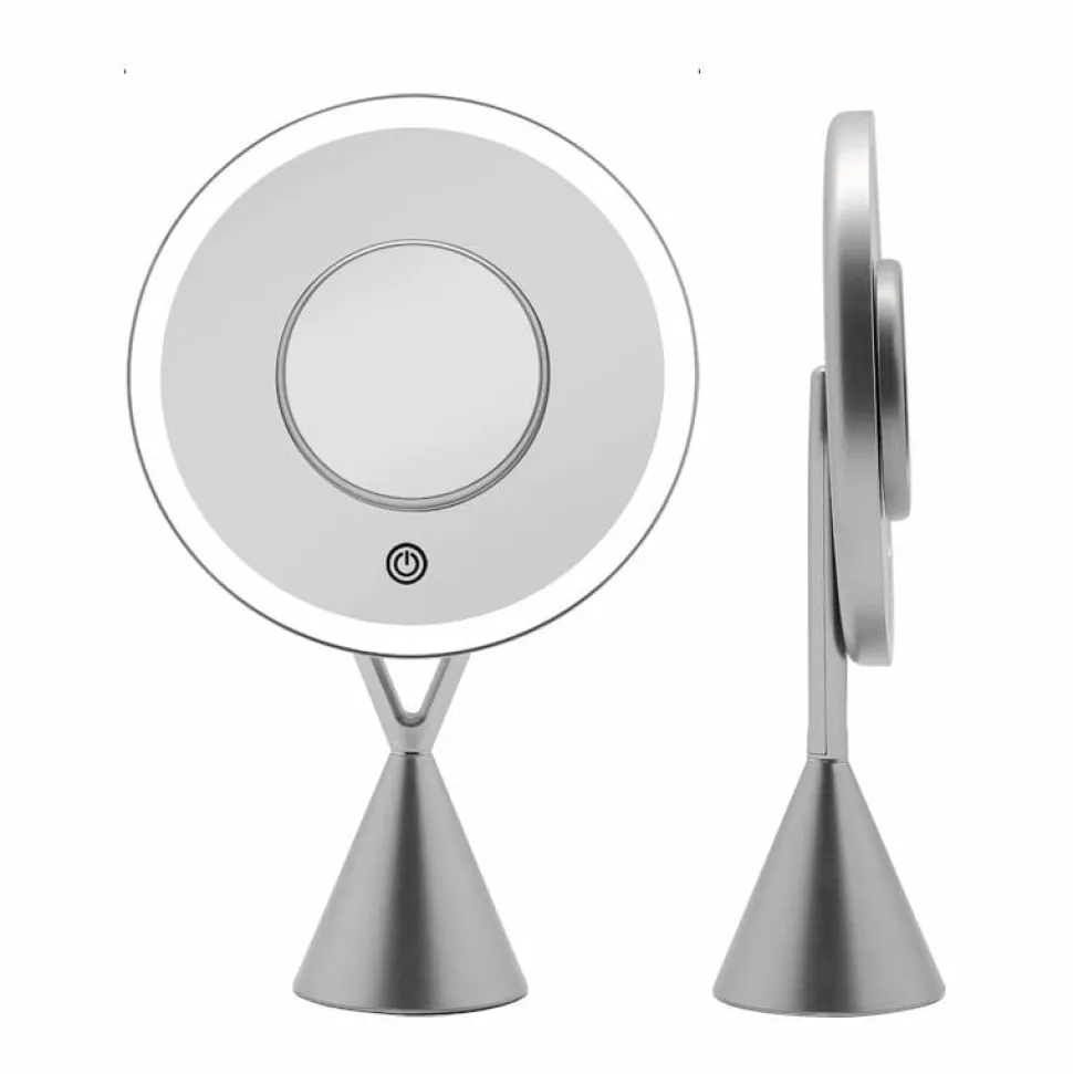 Espejo Sobremesa Con Espejo Auxiliar – Plata Modelo Combis – 1350041 – Manillons Torrent