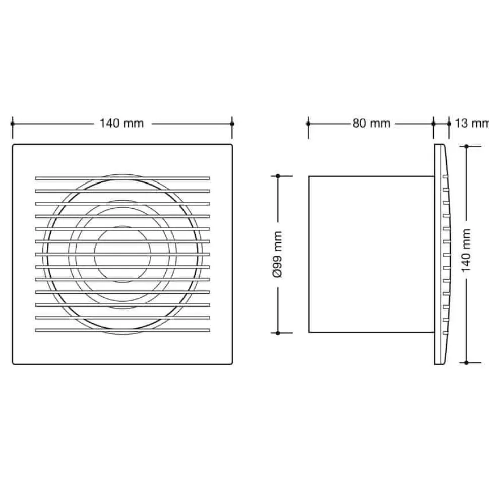 Extractor Rejilla Cuadrado – Drena