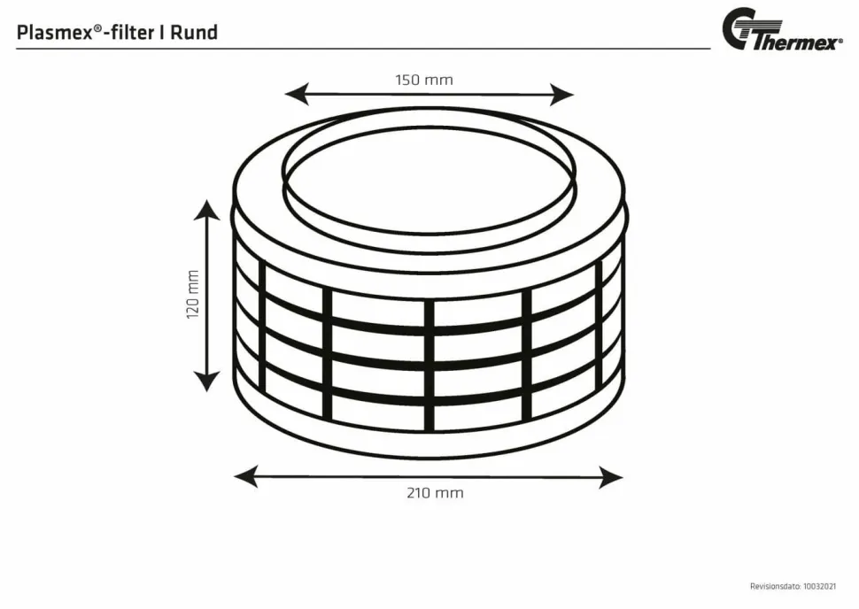 Filtro Para Campana Extractora Plasmex I Redondo – Thermex