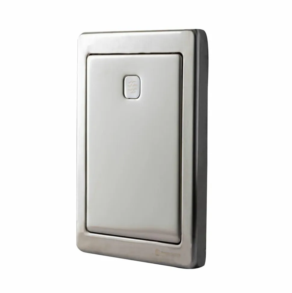 Fluxor Inodoro Mural Empotrado Accionamiento Mediante Pulsador PRESTO 1000 A Inox – 19550 – Presto Iberica