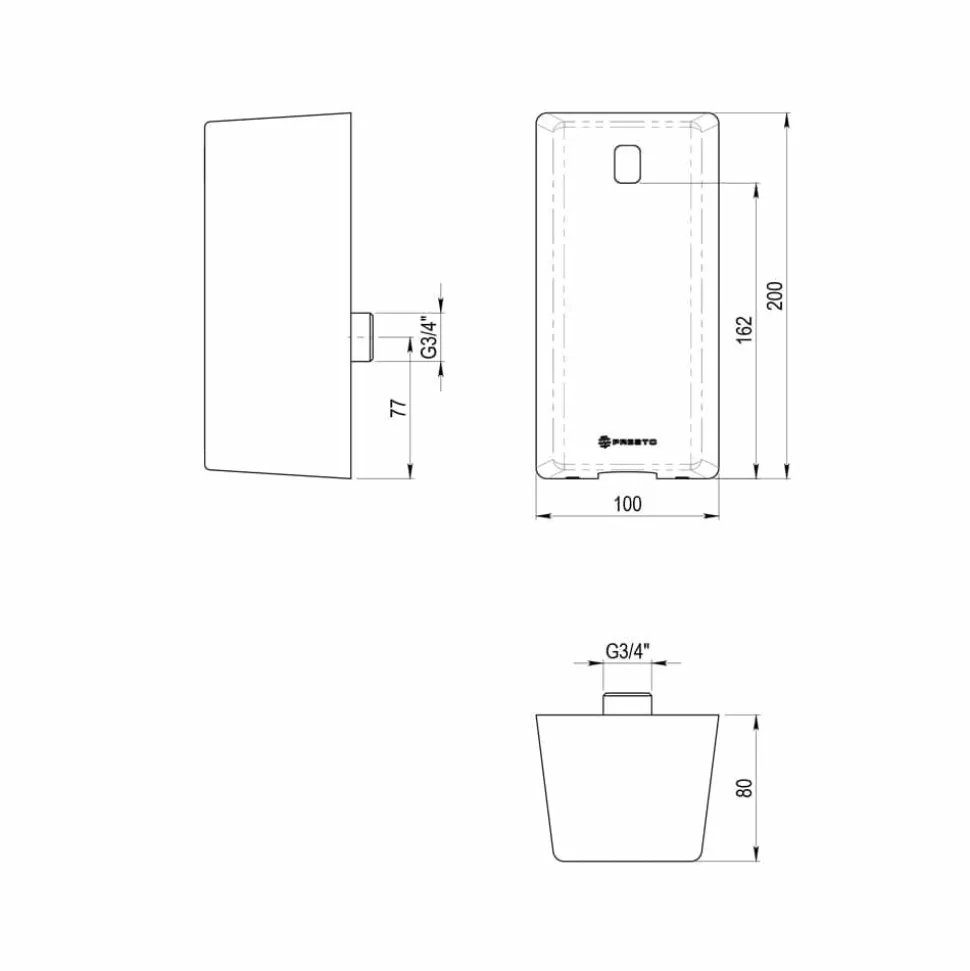 Fluxor Inodoro Por Sensor Accionamiento Mediante Sensor. PRESTO Kit De Transformación Arte Elec – P7177110 – Presto Iberica