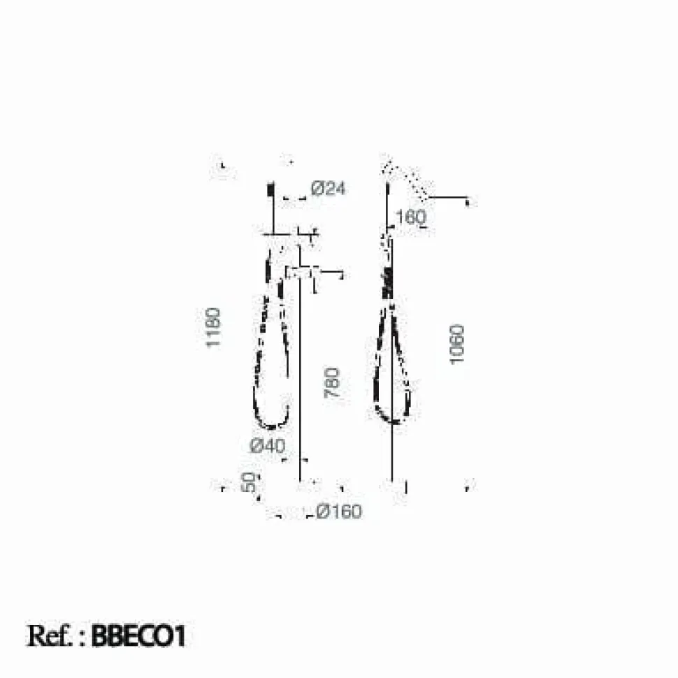 Grifería Monomando Exenta De Bañera Córcega – BBECO1 – Imex