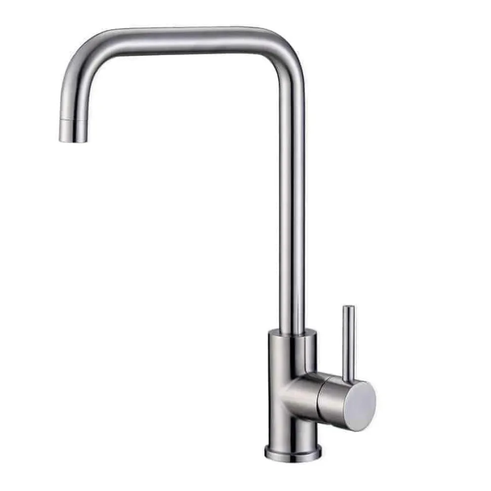 Grifo ACERO De Cocina Cromo Mate Estilo Cuadrado – ACERO030B – Gamma