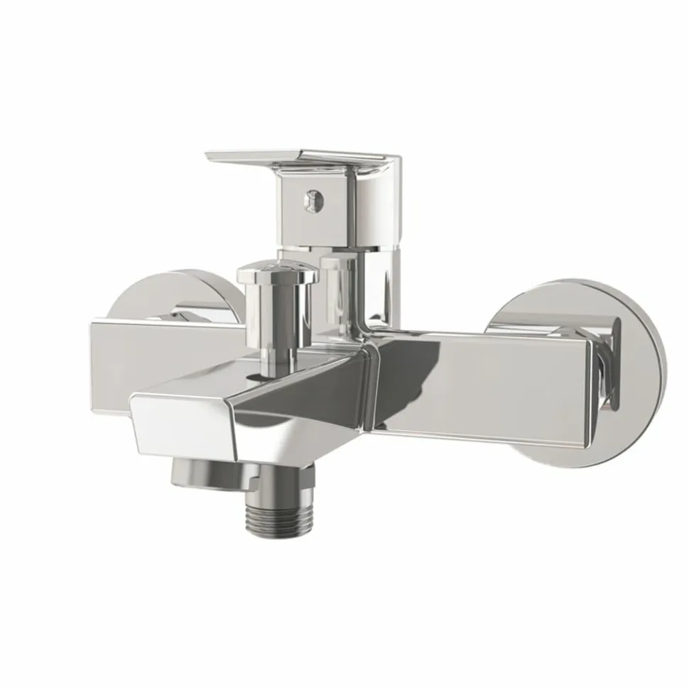 Grifo Baño-ducha Aroha Cromo Maneta Corta – 4613500 – Galindo