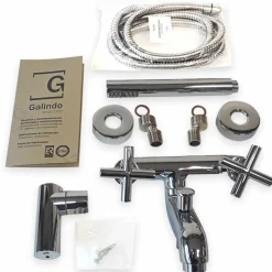 Grifo De Baño-ducha Cromo Con Accesorios De Ducha – Matrix – 8241000 – Galindo