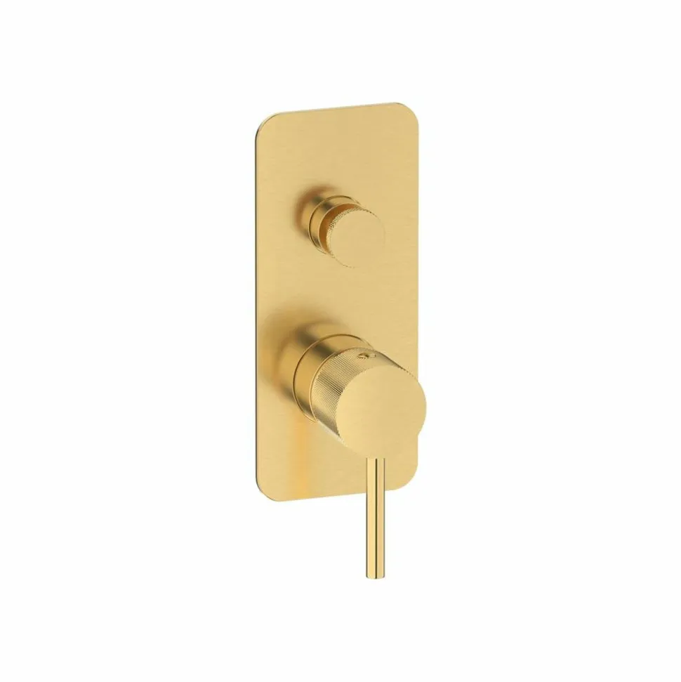Grifo De Baño-ducha Empotrable Trama Oro Cepillado – 4977429 – Galindo – LuxCover