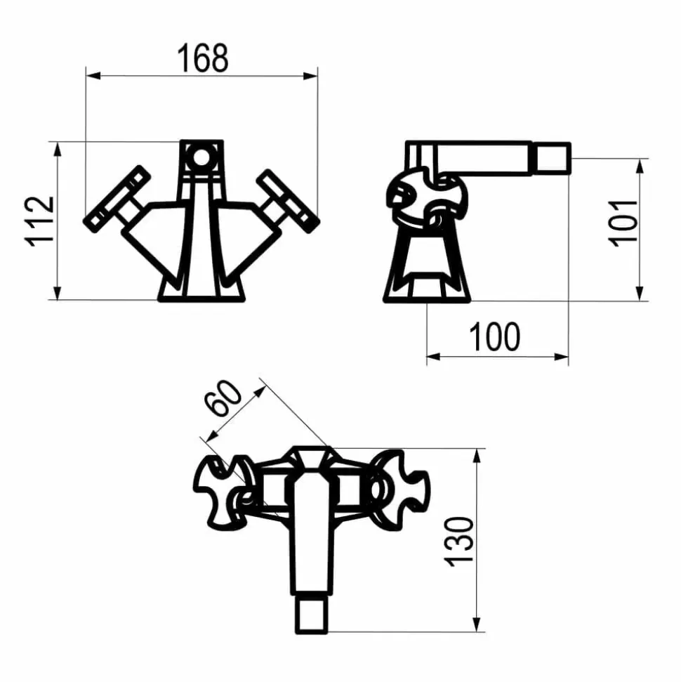 Grifo De Bidet – Belmondo – 2447000 – Galindo