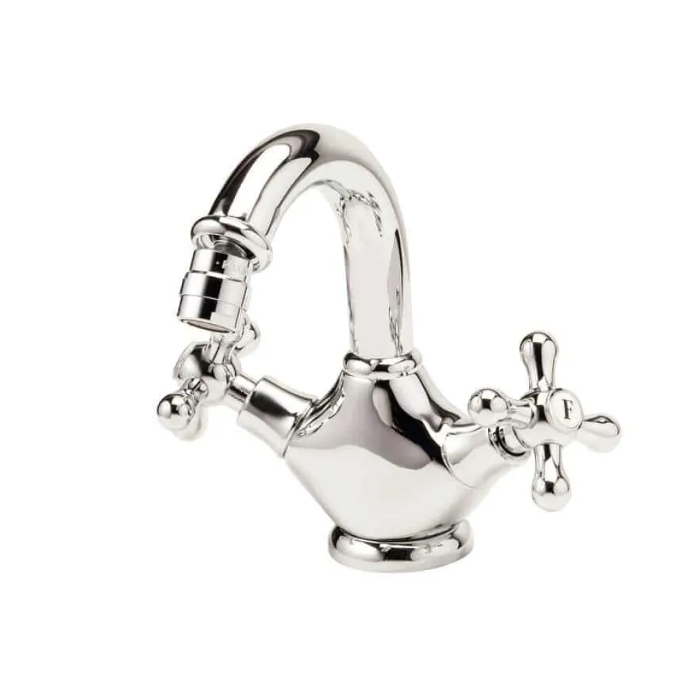 Grifo De Bidet Bimando Cromo Con Desagüe Automático – 1929 – 6226300 – Galindo