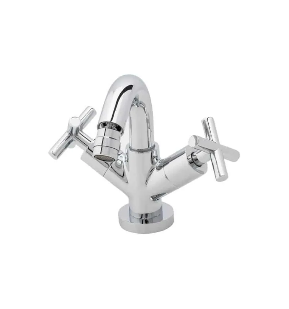 Grifo De Bidet Cromo Con Desagüe – Matrix – 8246000 – Galindo