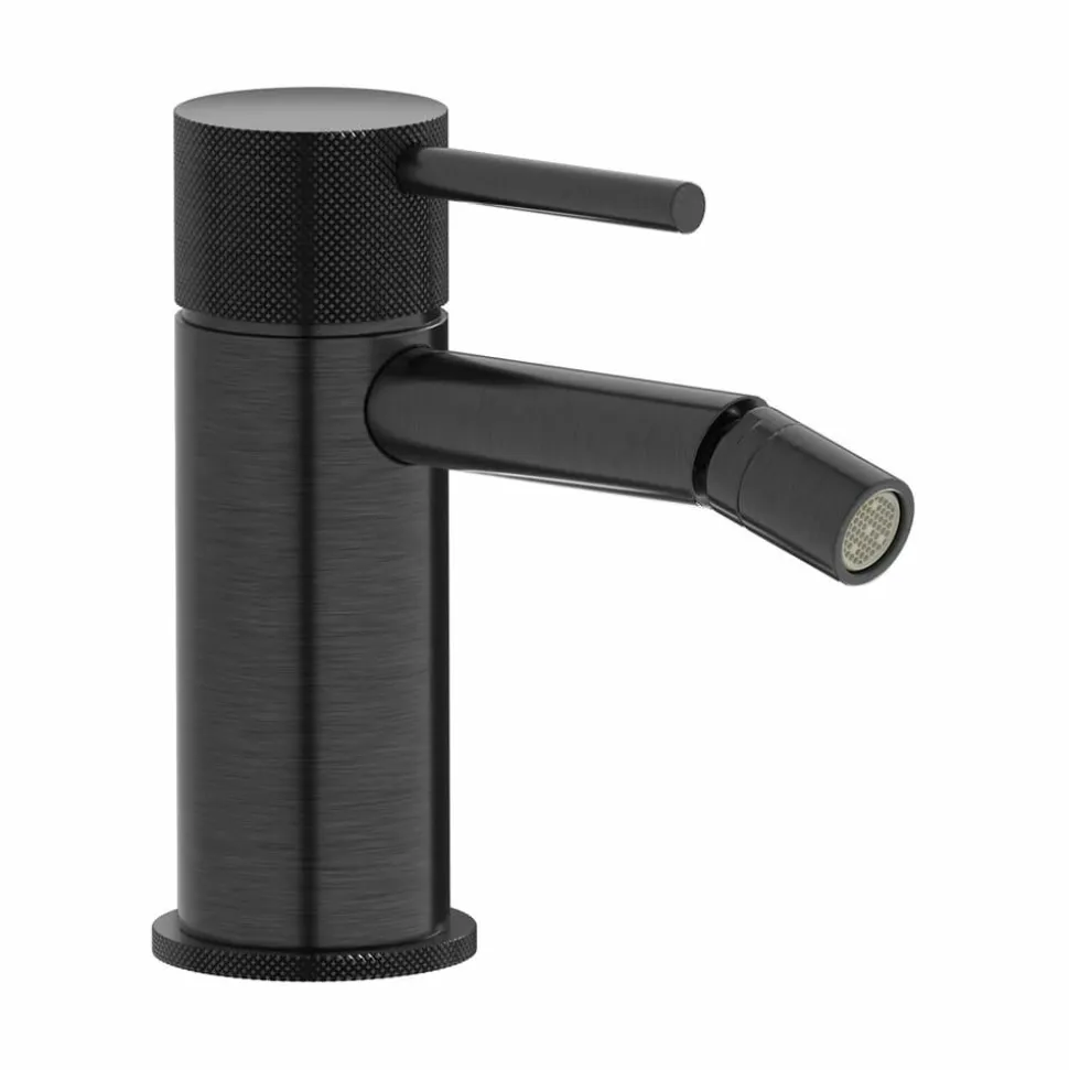 Grifo De Bidet Trama Cromo Negro Cepillado – 4977036 – Galindo – LuxCover