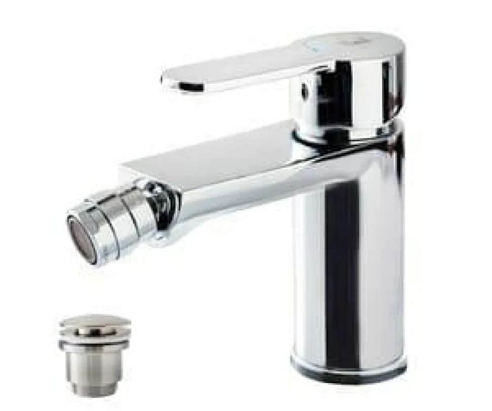 Grifo De Bidet Zip Plus 2.0 Cromo Con Desagüe Semiautomático – 2156000 – Galindo