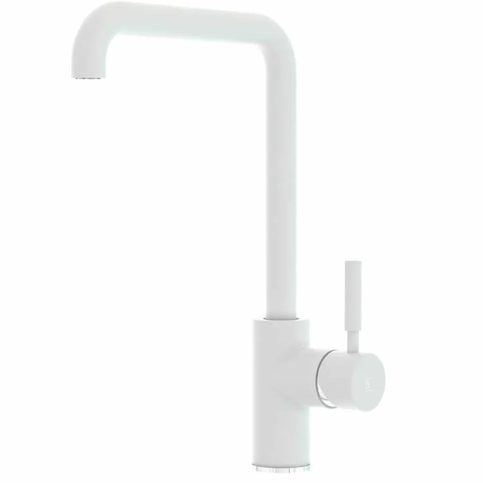 Grifo De Cocina Caño Alto Theo Blanco – 8648611 – Galindo – LuxCover