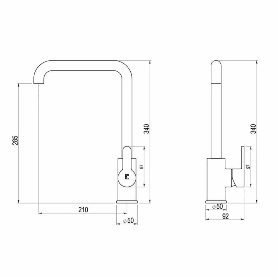 Grifo De Cocina Cobre – Pysa – 8548641 – Galindo