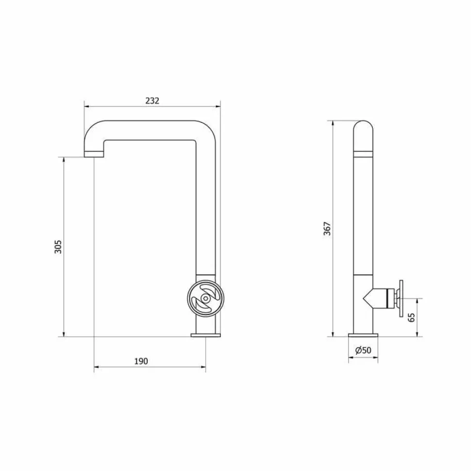 Grifo De Cocina Maneta Redonda – Strem – 7968600 – Galindo