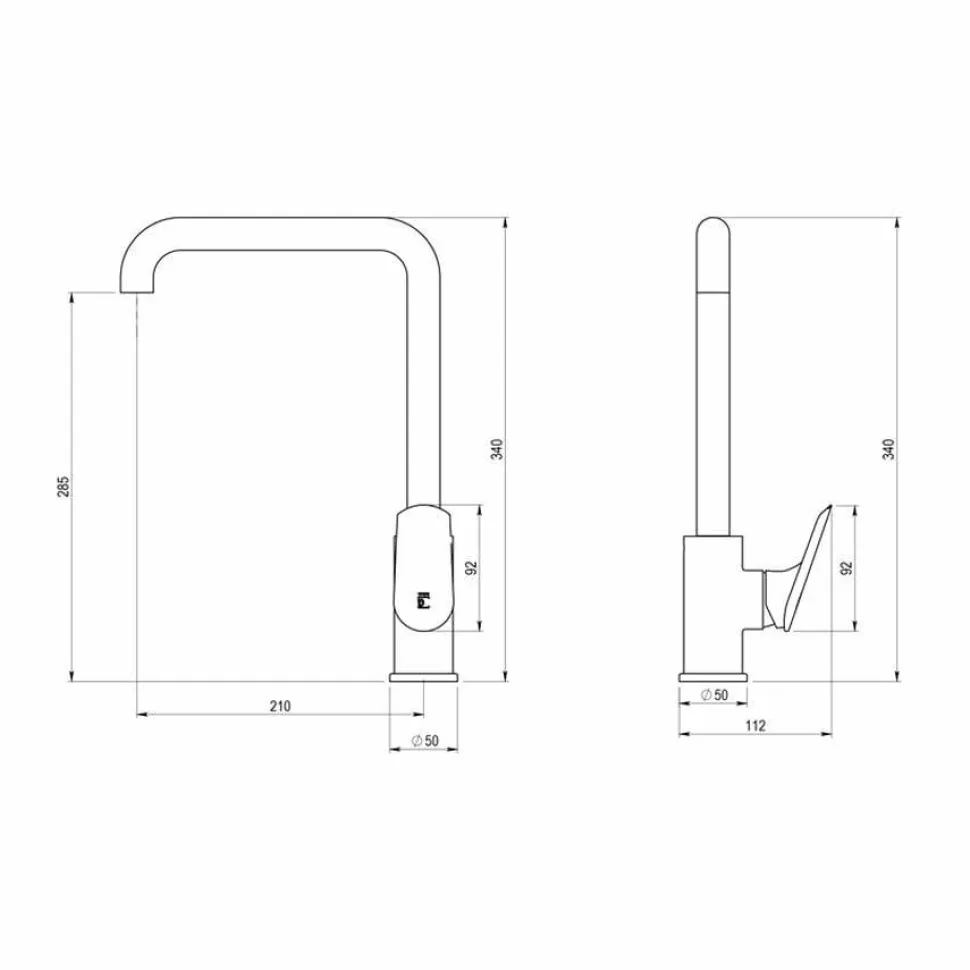 Grifo De Cocina Monomando – Kily – 4958600 – Galindo