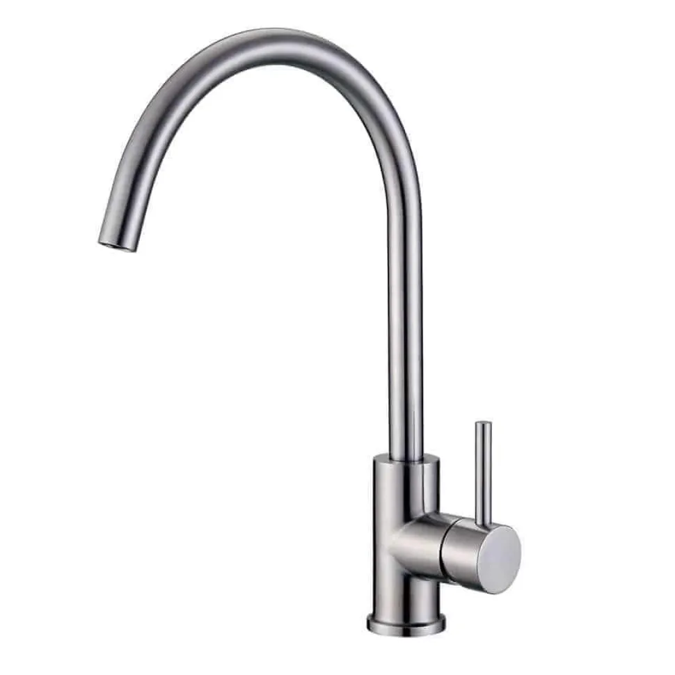 Grifo De Cocina Orientable Baho ACERO 1 Mate 38 Cm ECO – ACERO020B – Gamma
