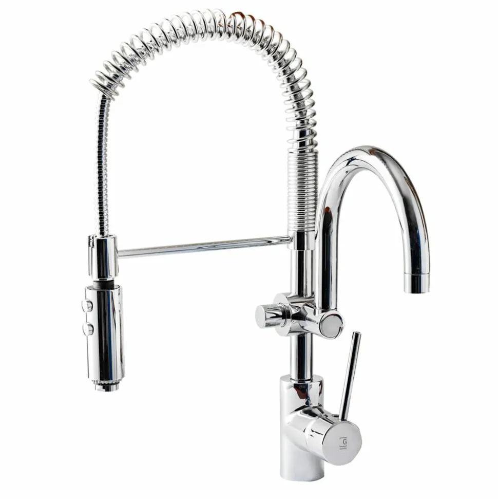 Grifo De Cocina Semi-industrial Metra Con Caño – 10658900 – Galindo