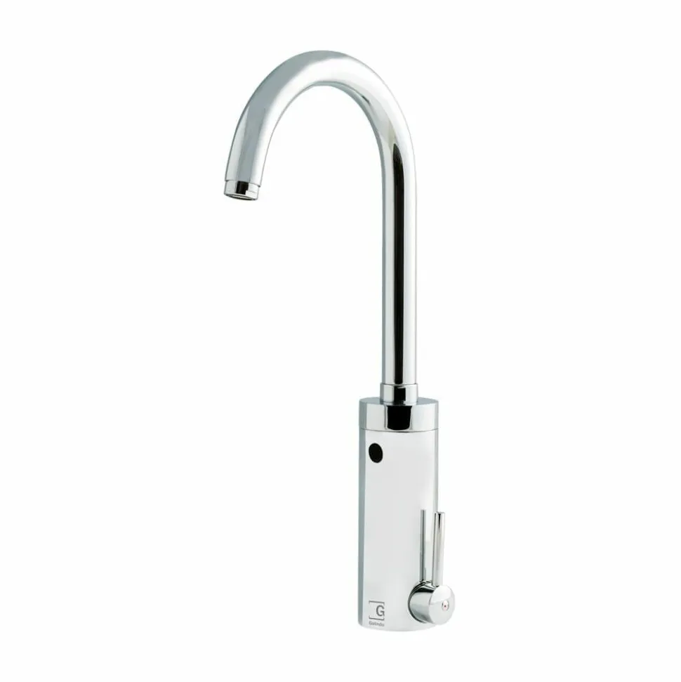 Grifo De Cocina Theo Elec Caño Curvo Transformador – 79331 – Galindo