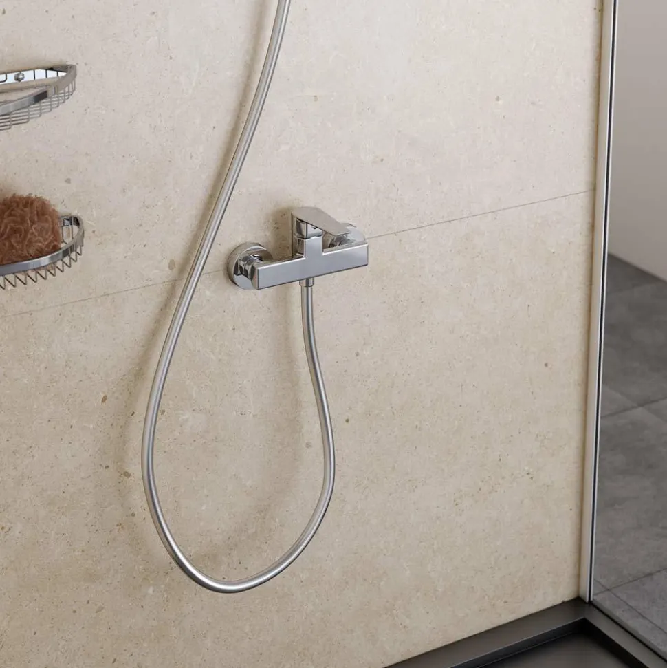 Grifo De Ducha Aroha Cromo Con Accesorios De Ducha – 4601000 – Galindo