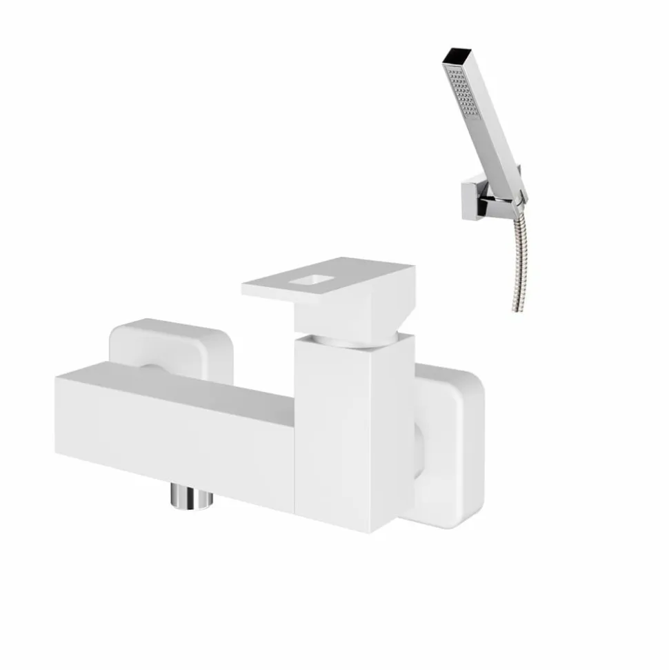 Grifo De Ducha Blanco Con Accesorios – Nitro – 5243011 – Galindo