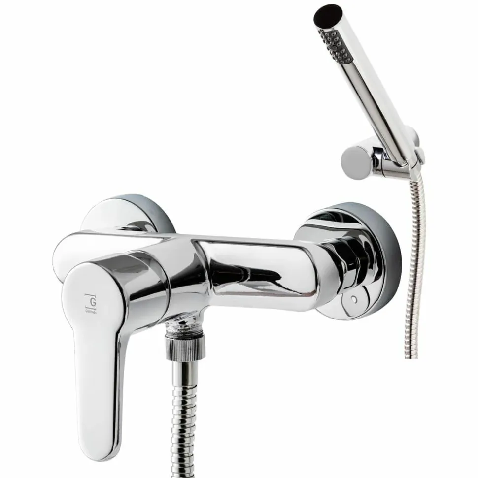 Grifo De Ducha Cónico Con Accesorios Negro – 7173016 – Galindo – LuxCover