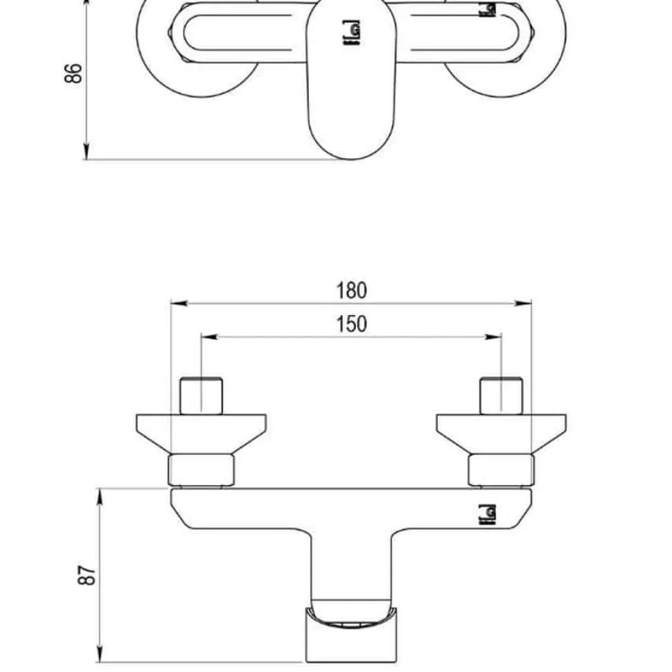 Grifo De Ducha Cromo Con Accesorios – Nine – 4623000 – Galindo