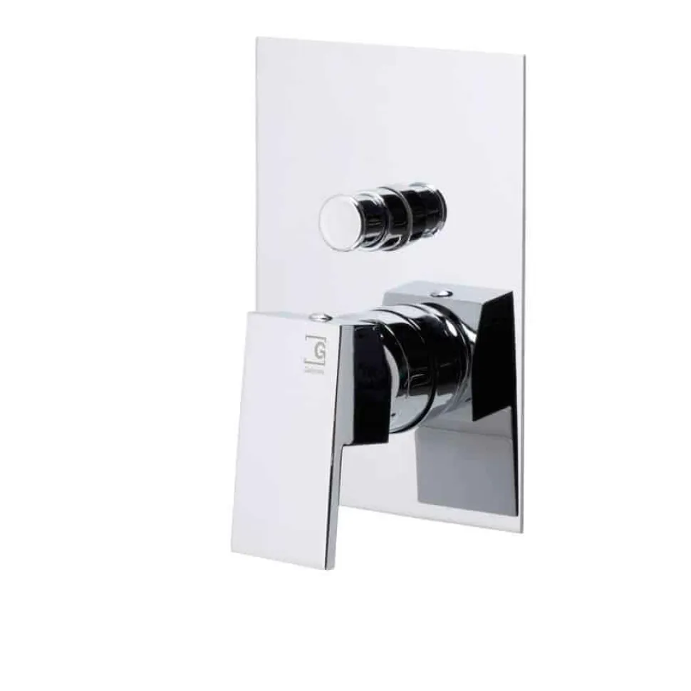 Grifo De Ducha Empotrable 2 Vías Cromo – Zen – 5347400 – Galindo