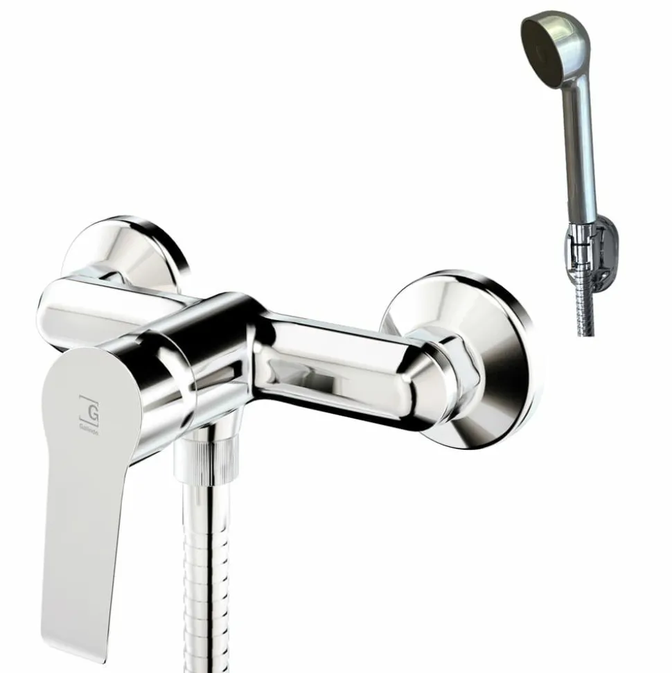 Grifo De Ducha Monomando Con Accesorios Albos – 7123000 – Galindo